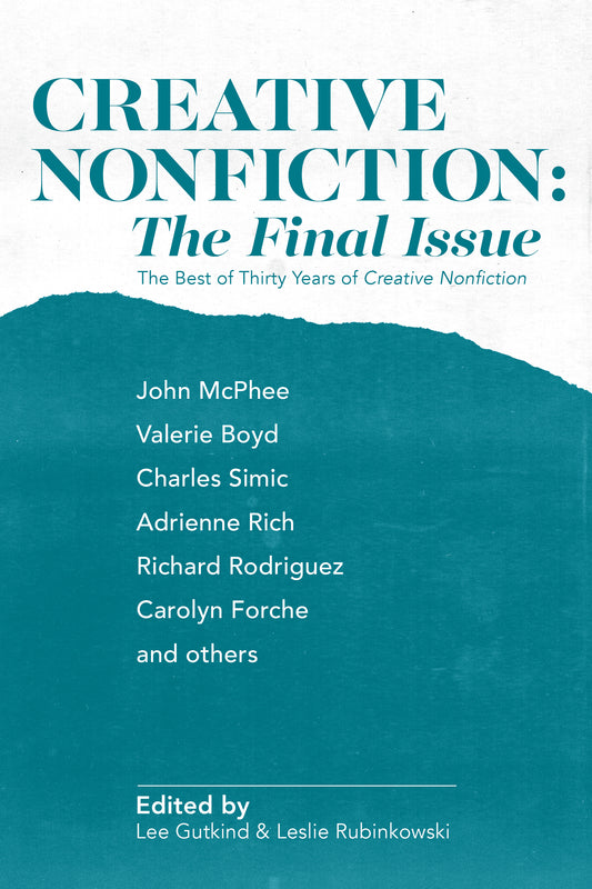 Creative Nonfiction—The Final Issue