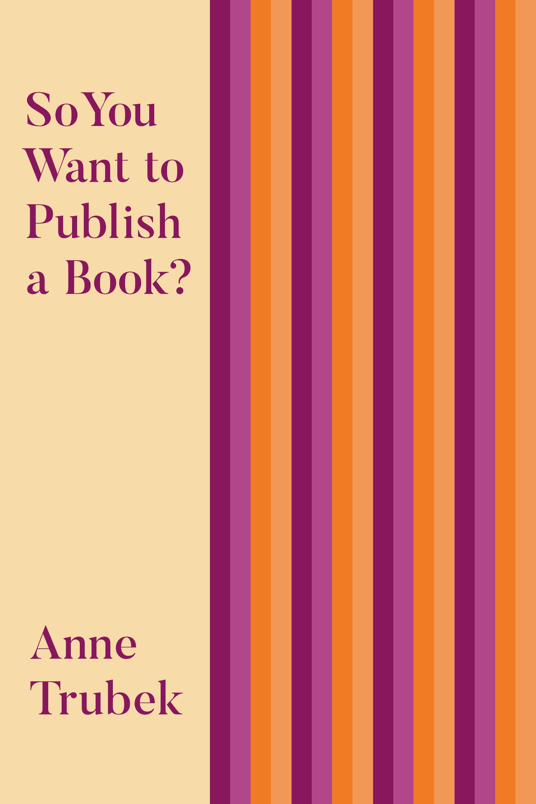 So You Want To Publish A Book? (pre-order) - Belt Publishing